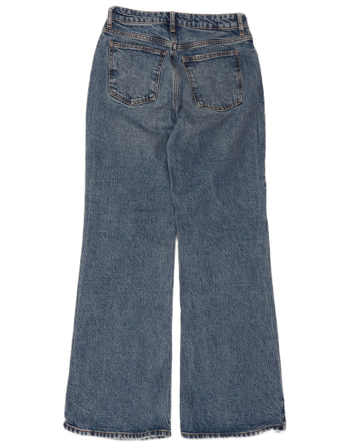 Topshop Γυναικείο Relaxed Flared Jeans W26 L30 Blue Cotton