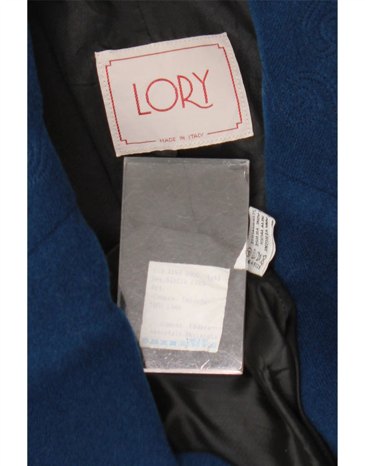 Vintage Γυναικείο Διπλό Μπουφάν Blazer IT 46 Large Navy Blue