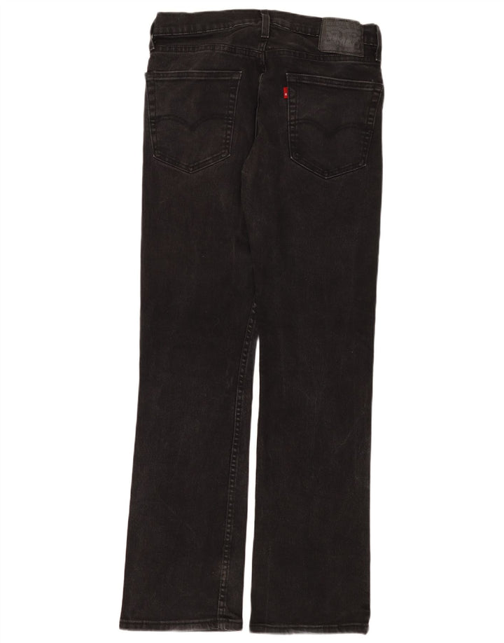 Levi's Mens 527 Bootcut Jeans W30 L32 Μαύρο βαμβακερό