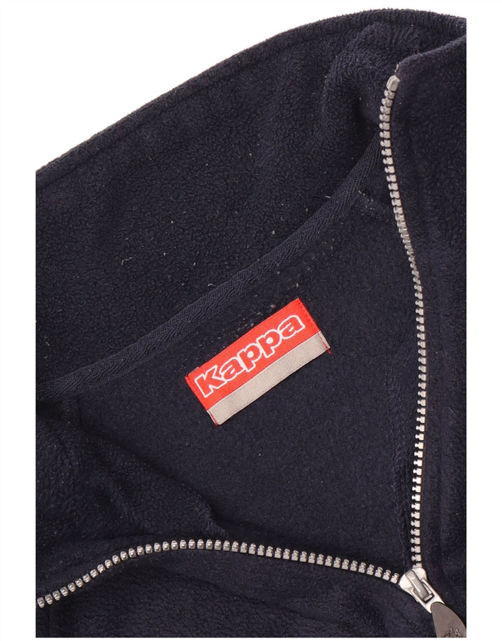 Kappa Ανδρικό φερμουάρ Fleece Jumper Medium Navy Blue