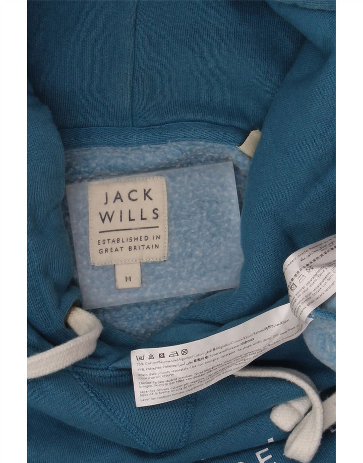 Ανδρικό γραφικό κουκούλα Jack Wills, μεσαίο μπλε βαμβακερό