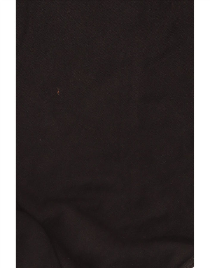 Γυναικείο γραφικό φούτερ PYREX Crop Jumper UK 16 μεγάλο μαύρο βαμβακερό