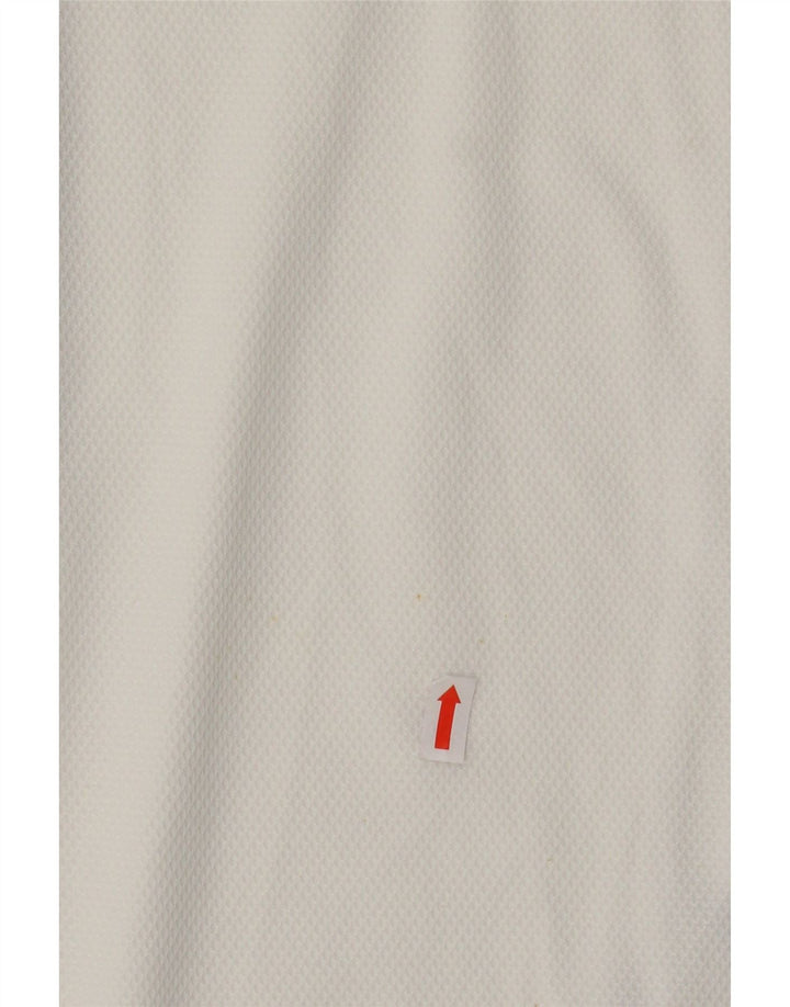 AUSTRALIAN L'ALPINA Ανδρικό μπλουζάκι πόλο IT 56 3XL Λευκό Πολυεστέρας