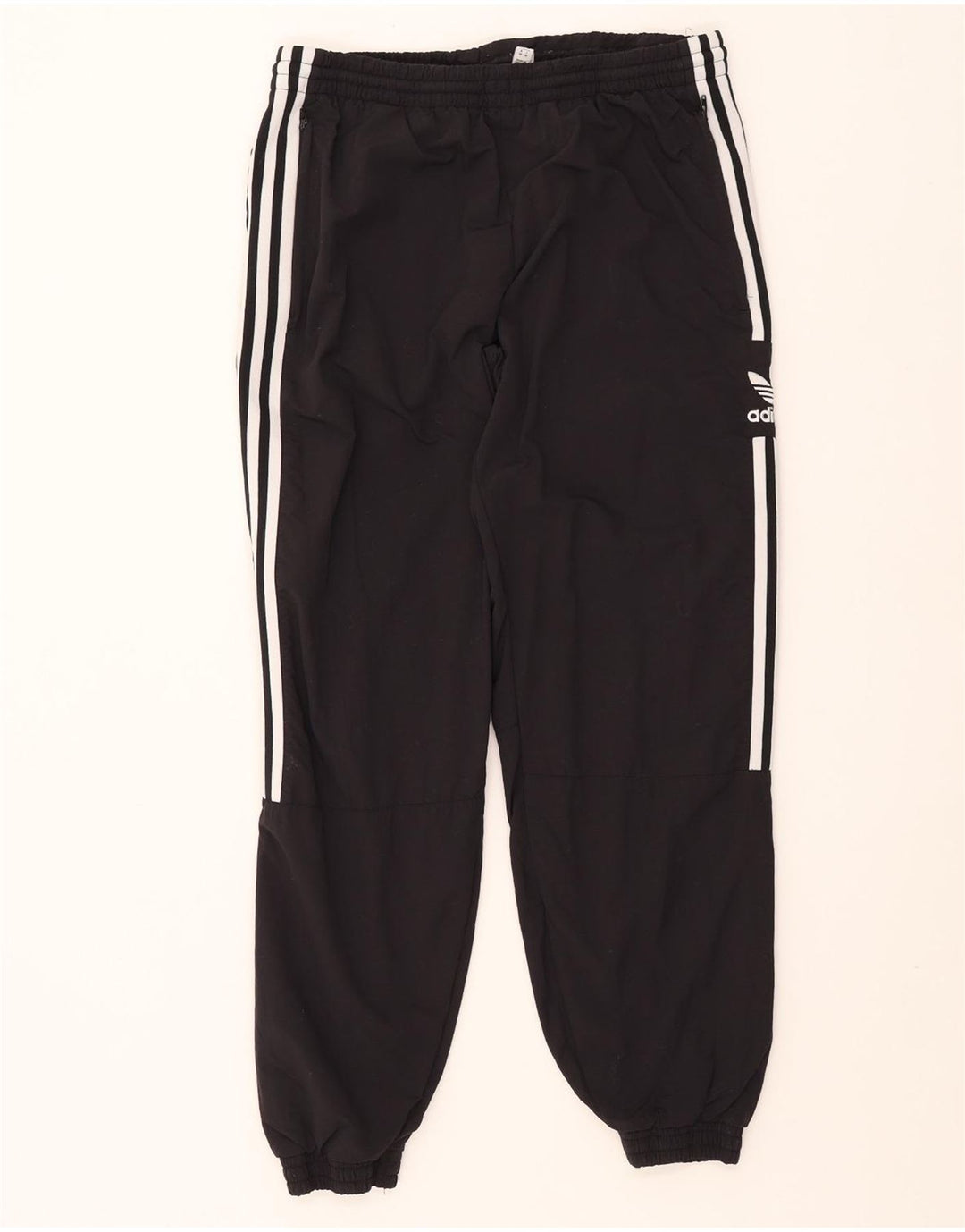 Ανδρική φόρμα ADIDAS Παντελόνι Joggers Μεσαίο Μαύρο Πολυεστέρα