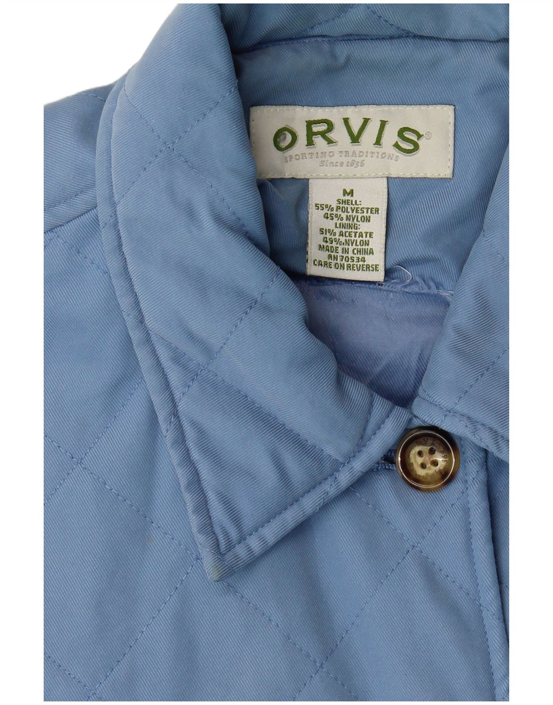 Γυναικείο καπιτονέ μπουφάν Orvis UK 14 Medium Blue Polyester