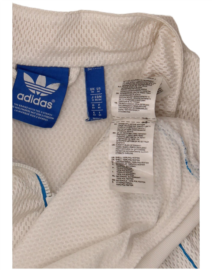 Ανδρική φόρμα Adidas Top Jacket Μεσαίο Λευκό Πολυεστέρας
