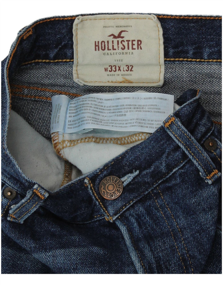 Ανδρικό τζιν HOLLISTER Slim W33 L32 Μπλε βαμβακερό