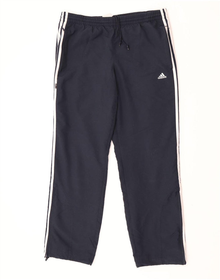 Ανδρική αθλητική φόρμα Adidas Παντελόνι μεσαίου μπλε ναυτικού πολυεστέρα