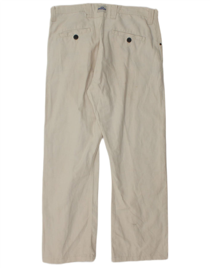 Ανδρικό ίσιο παντελόνι Chino LEE W36 L30 Off White