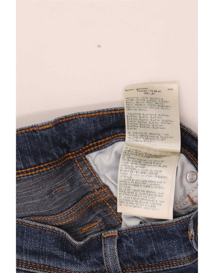 Wrangler Ανδρικό Texas Slim Jeans W32 L32 Blue Cotton