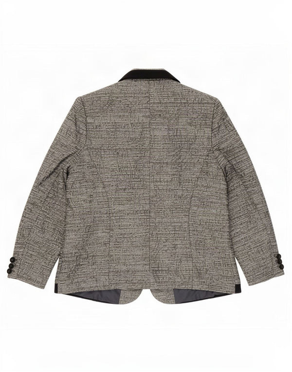 Vintage Γυναικείο Μπουφάν Blazer IT 54 3XL Grey Paisley