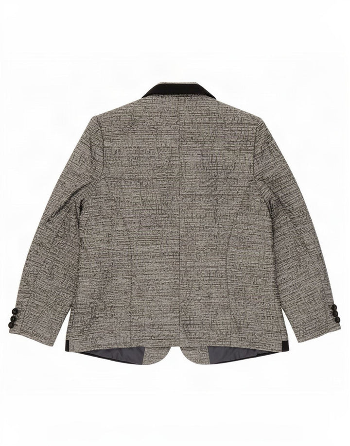 Vintage Γυναικείο Μπουφάν Blazer IT 54 3XL Grey Paisley