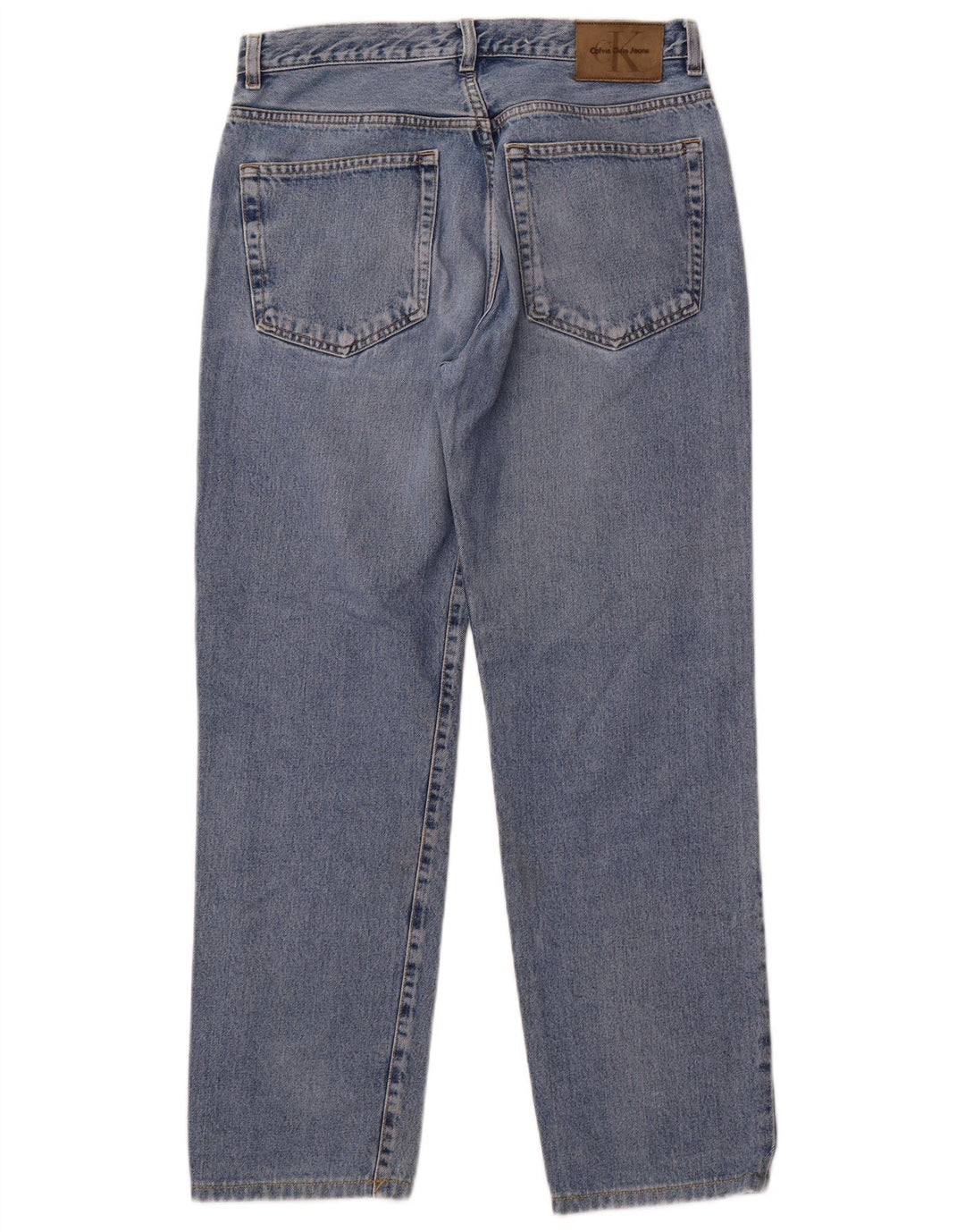 Γυναικείο ψηλόμεσο τζιν Calvin Klein W33 L29 Μπλε βαμβακερό