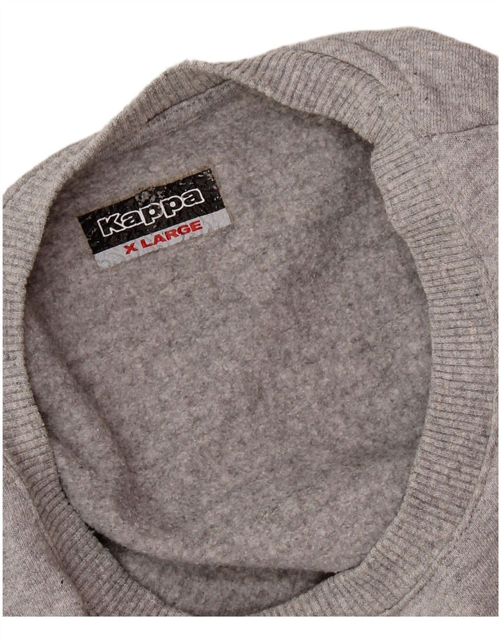 Kappa Γυναικείο Crop Top Μακρυμάνικο UK 18 XL Γκρι