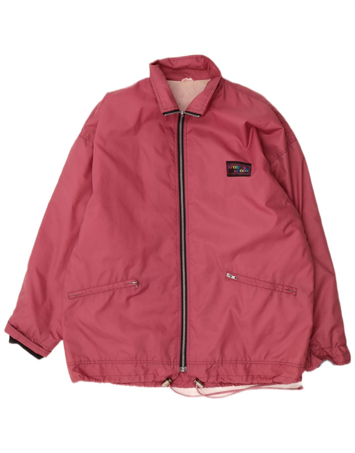 Vintage Ανδρικό Μπουφάν Windbreaker UK 42 XL Pink Polyamide