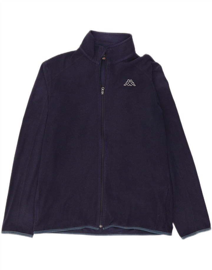 KAPPA Ανδρικό Fleece Jacket UK 42 XL Navy Blue Polyester