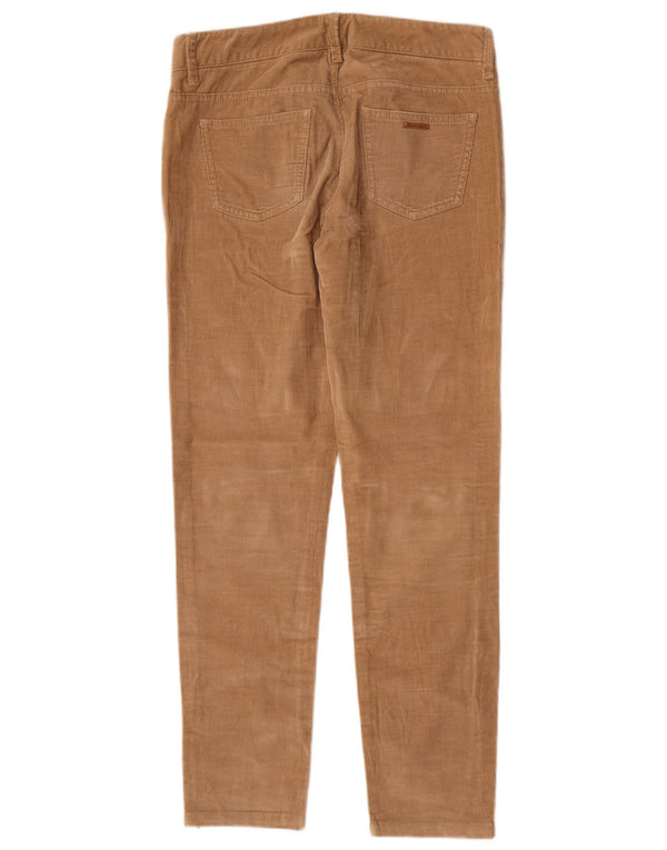 Massimo Dutti Γυναικείο λεπτό κοτλέ παντελόνι EU 38 Small W28 L29 Beige