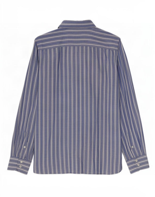 Ανδρικό πουκάμισο Tommy Hilfiger Large Blue ριγέ βαμβακερό