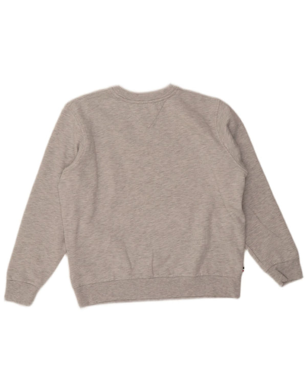 Γυναικείο γραφικό φούτερ TOMMY HILFIGER Jumper UK 14 Medium Grey Flecked