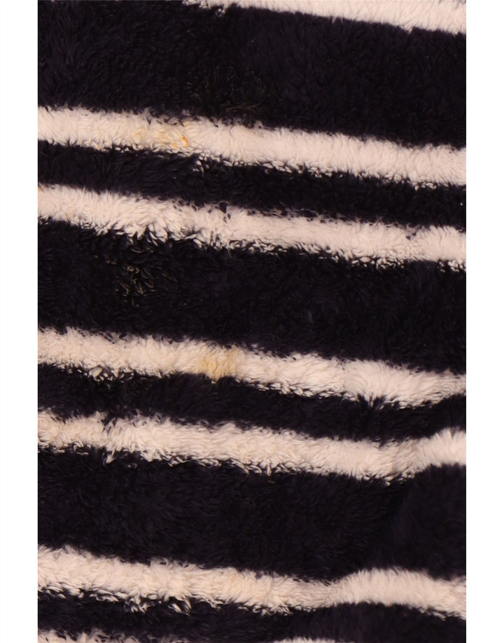 MOUNTAIN WAREHOUSE Γυναικείο Fleece Jumper UK 14 Large Navy Blue ριγέ