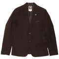 G-Star Ανδρικό τζάκετ Blazer 2 κουμπιών IT 52 XL Μαύρο Πολυεστέρας