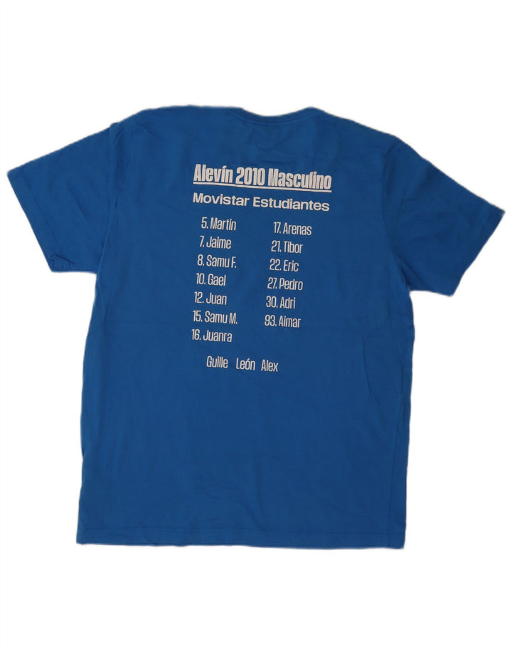 Ανδρικό γραφικό T-Shirt Puma Top μεγάλο μπλε βαμβακερό