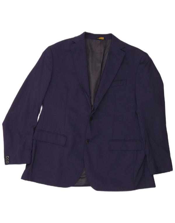 Pierre Cardin Ανδρικό σακάκι με 2 κουμπιά σακάκι UK 40 Large Navy Blue Wool