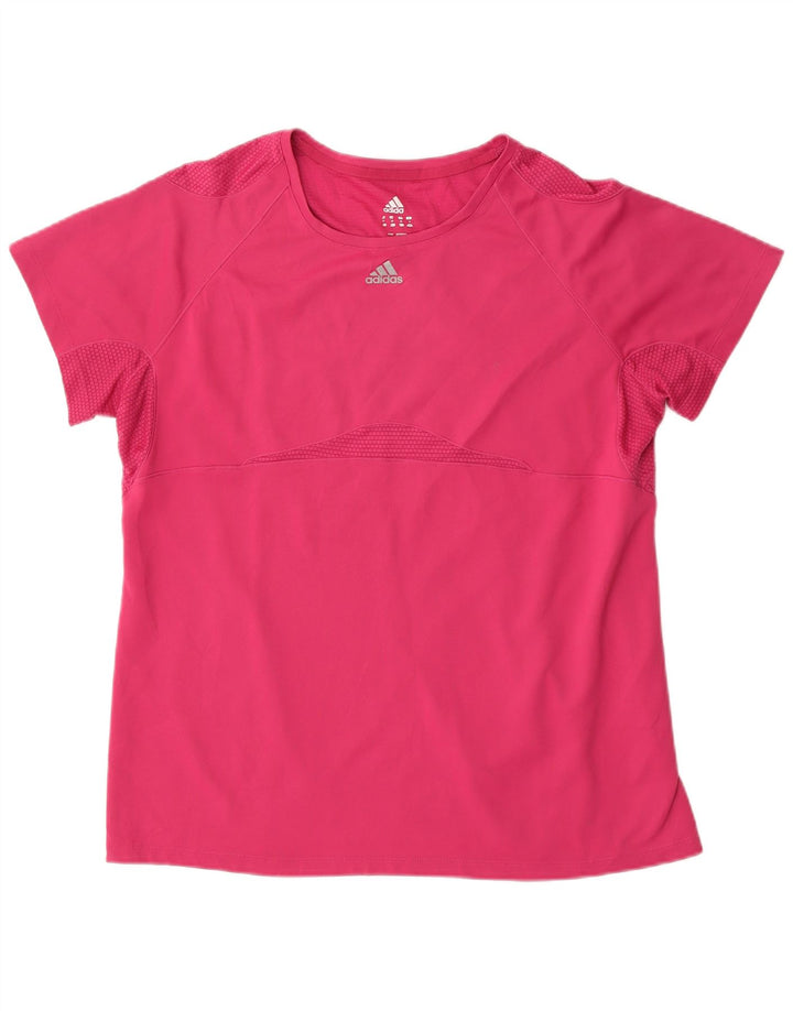 Γυναικείο T-Shirt Adidas Top UK 18 XL Pink Polyester