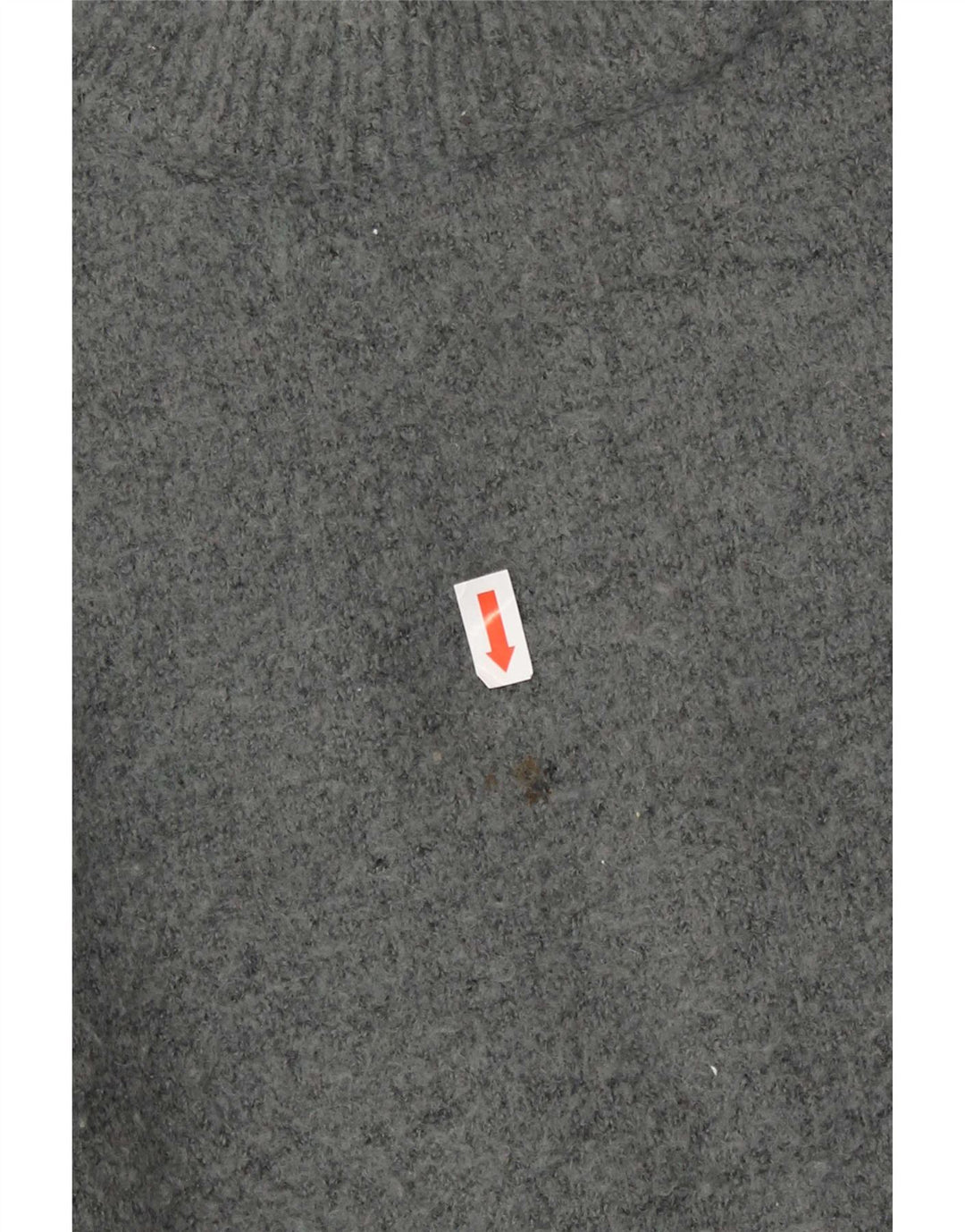 Zara γυναικείο πουλόβερ υπερμεγέθη Crew Neck Jumper UK 14 Medium Grey Acrylic