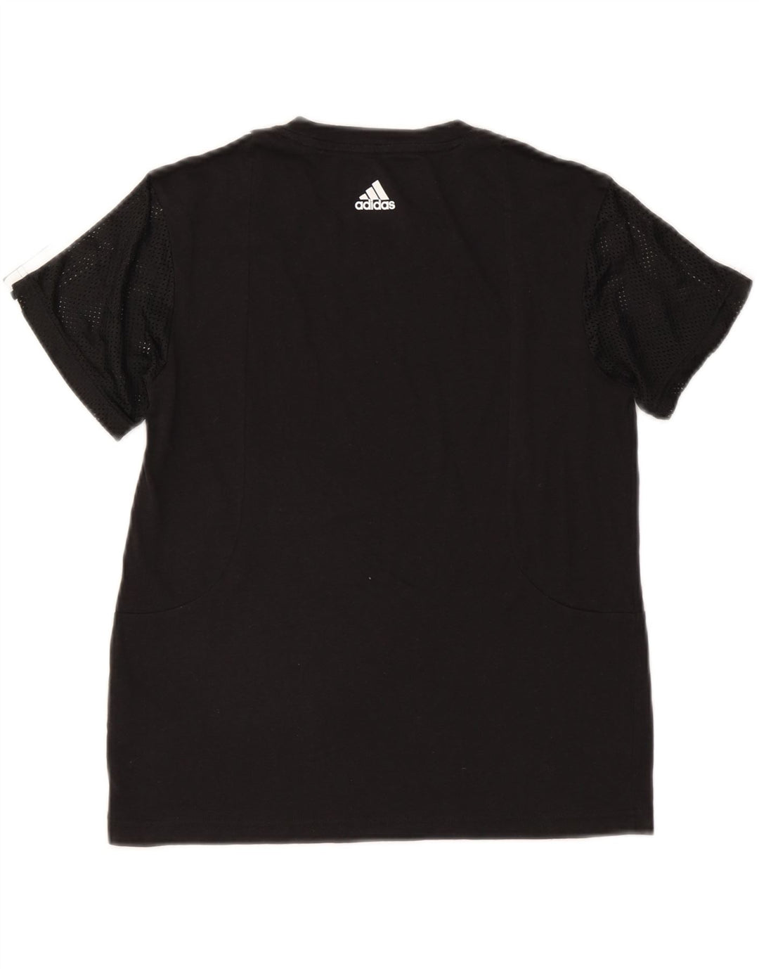Adidas Γυναικείο T-Shirt Top UK 8/10 Small Black Polyester