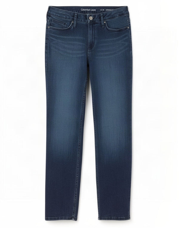 Calvin Klein Γυναικείο Ultimate Skinny Jeans US 12 Large W30 L30 Navy Blue