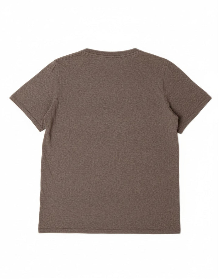 Γραφικό μπλουζάκι NIKE για αγόρια 12-13 ετών, μεγάλο γκρι βαμβακερό