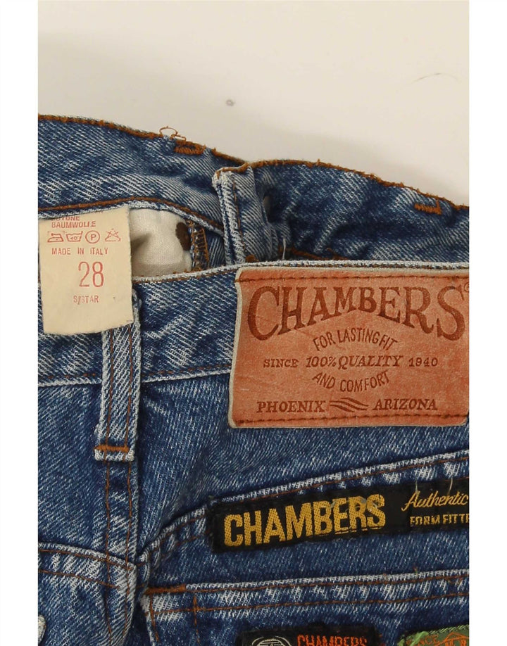 Ανδρικό τζιν Chambers ίσιο W28 L30 Μπλε βαμβακερό