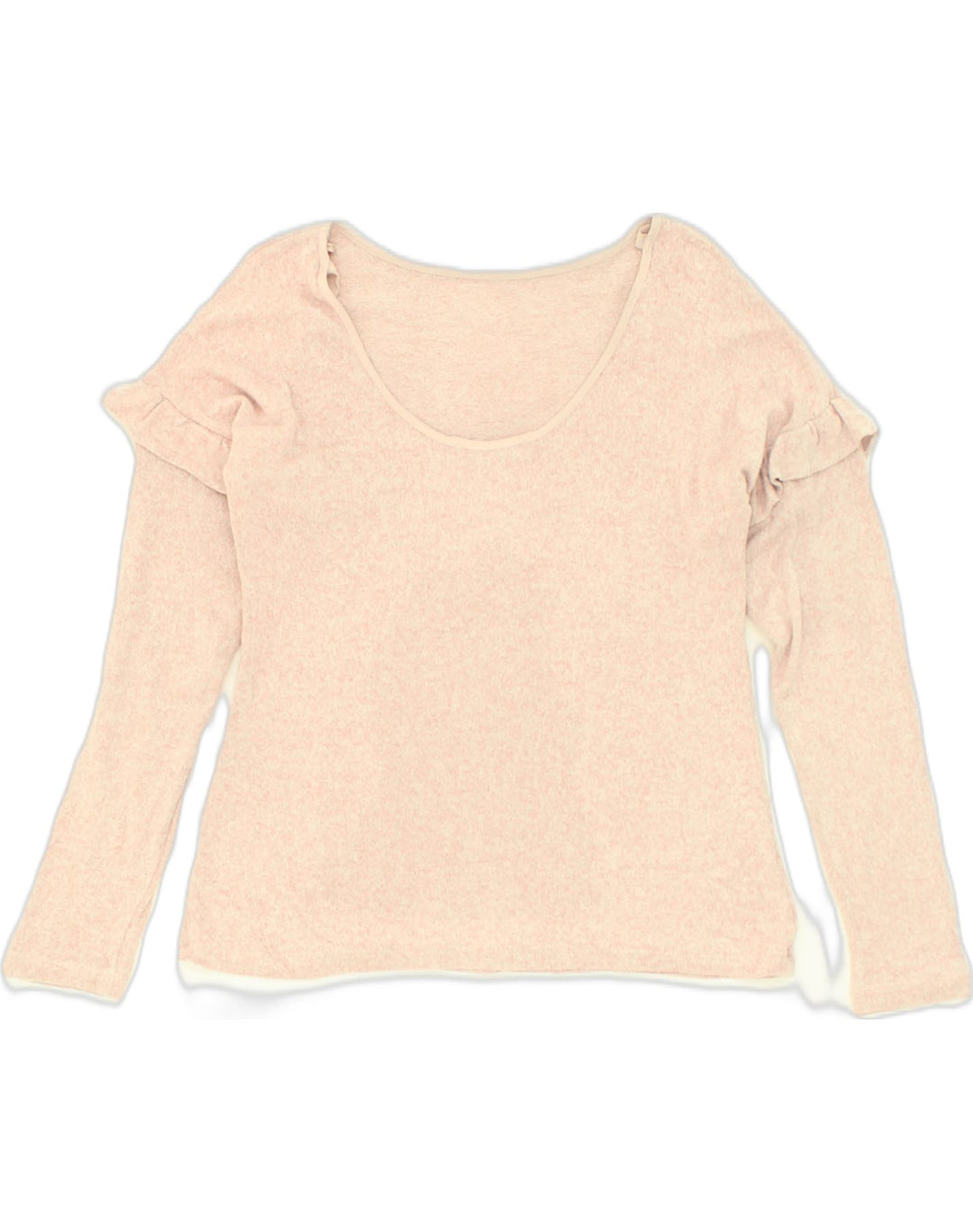 OASIS Womens Long Sleeve Blouse Top UK 10 Small Beige Viscose | Vintage Oasis | Thrift | Second-Hand Oasis | Used Clothing | Messina Hembry 