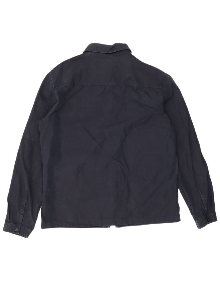 Ανδρικό μπουφάν HUGO BOSS UK 38 Medium Navy Blue Cotton