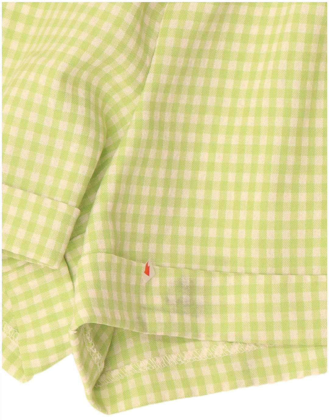Γυναικείο ψηλόμεσο σορτς Chino PIMKIE IT 44 Medium W26 Green Gingham