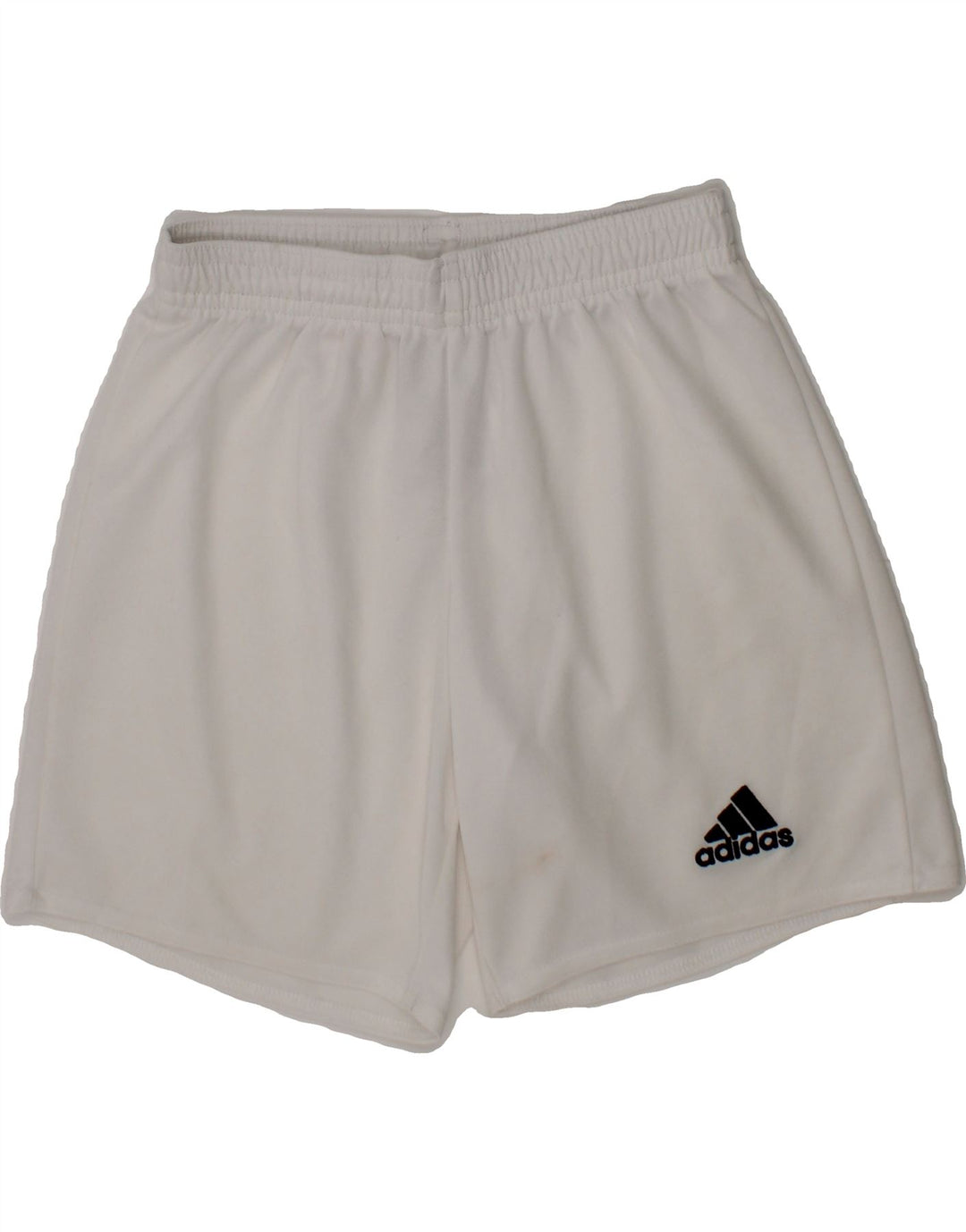 ADIDAS Boys Aeroready Sport Shorts 7-8 Years  White Polyester Vintage Adidas and Second-Hand Adidas from Messina Hembry 