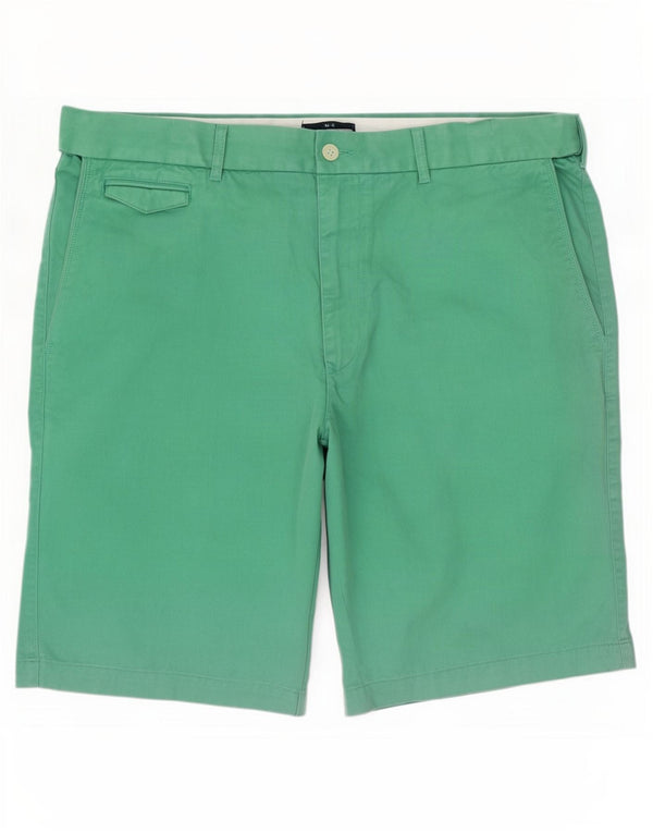 Ανδρικό σορτς Chino Marks & Spencer W40 XL Πράσινο βαμβακερό
