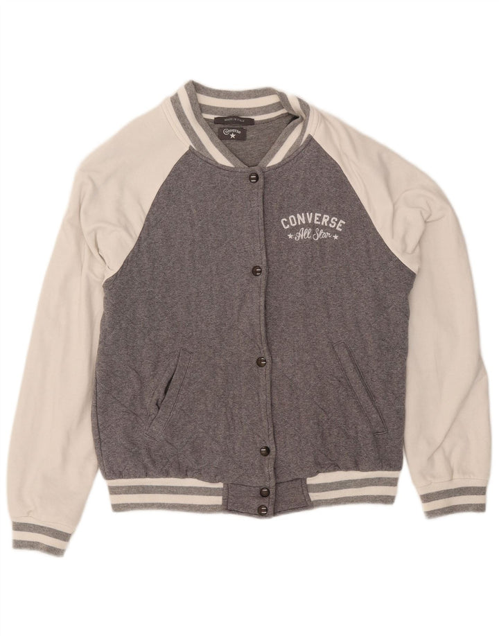 Γυναικεία αθλητική φόρμα Converse Top Jacket UK 14 Medium Grey Colourblock