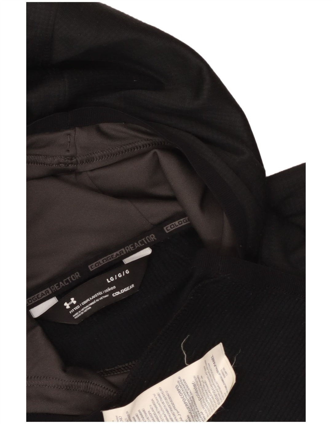 Under Armour Mens Cold Gear Hoodie Jumper Large Μαύρος Πολυεστέρας