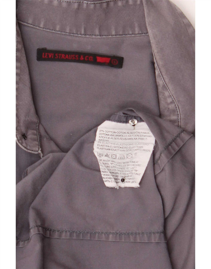 Ανδρικό πουκάμισο Levi's Small γκρι βαμβακερό