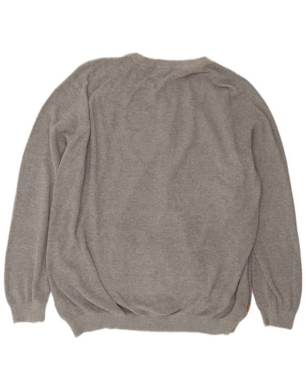 Ανδρικό πουλόβερ Timberland Cardigan 3XL Γκρι βαμβακερό