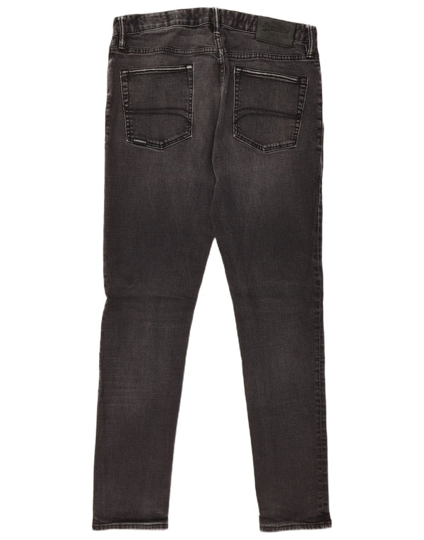 Ανδρικό Skinny Jeans Superdry W34 L29 Γκρι βαμβακερό