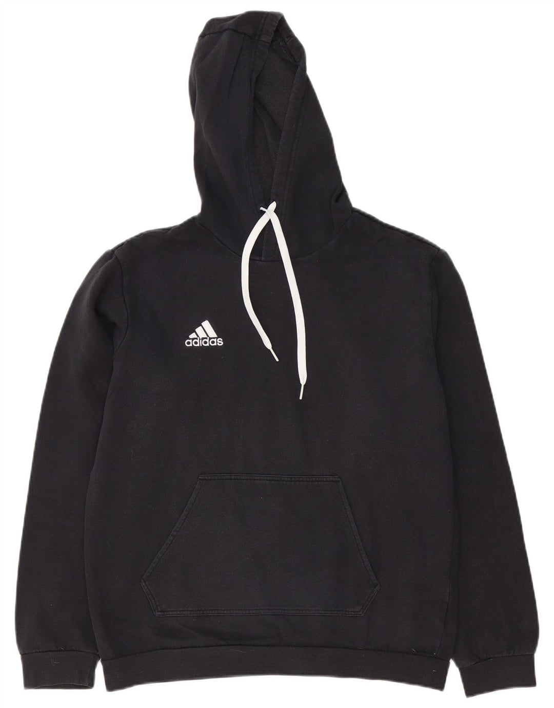 Ανδρικό φούτερ Adidas, μεσαίο μαύρο βαμβακερό