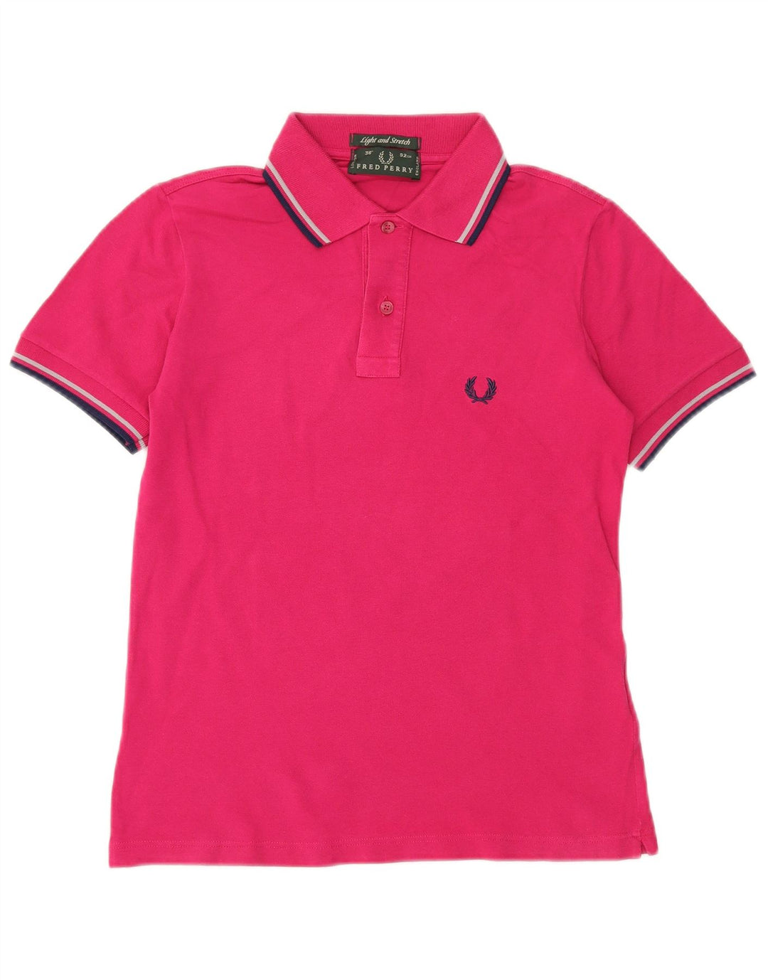 Fred Perry Ανδρικό πουκάμισο Polo Μικρό ροζ βαμβακερό