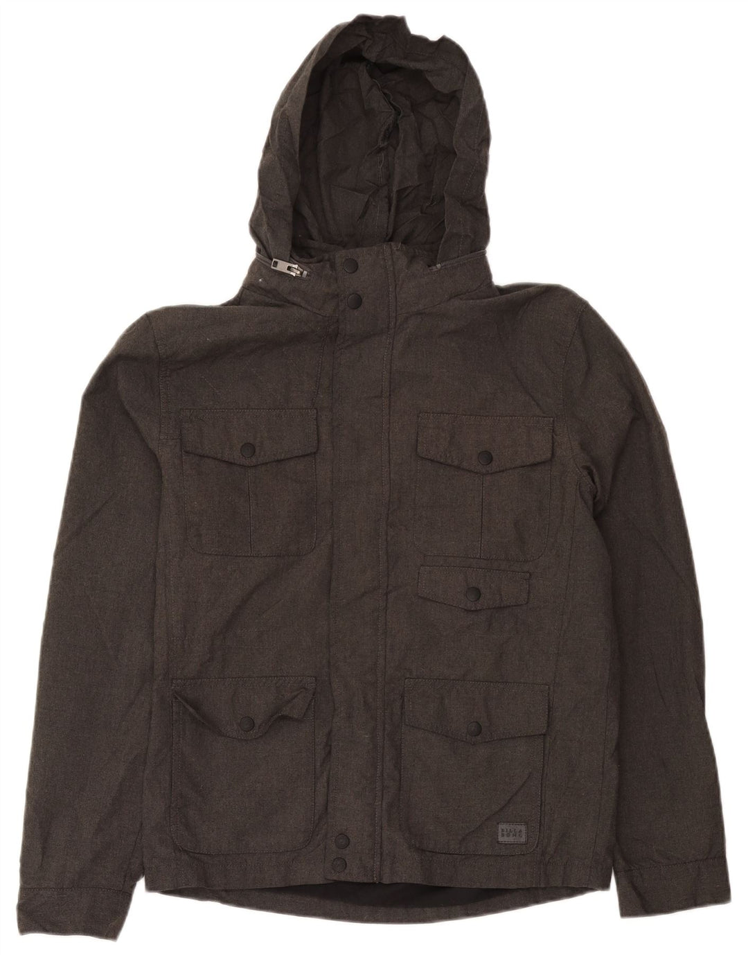Billabong Ανδρικό κουκούλα Utility Jacket UK 36 Small Grey Polyester