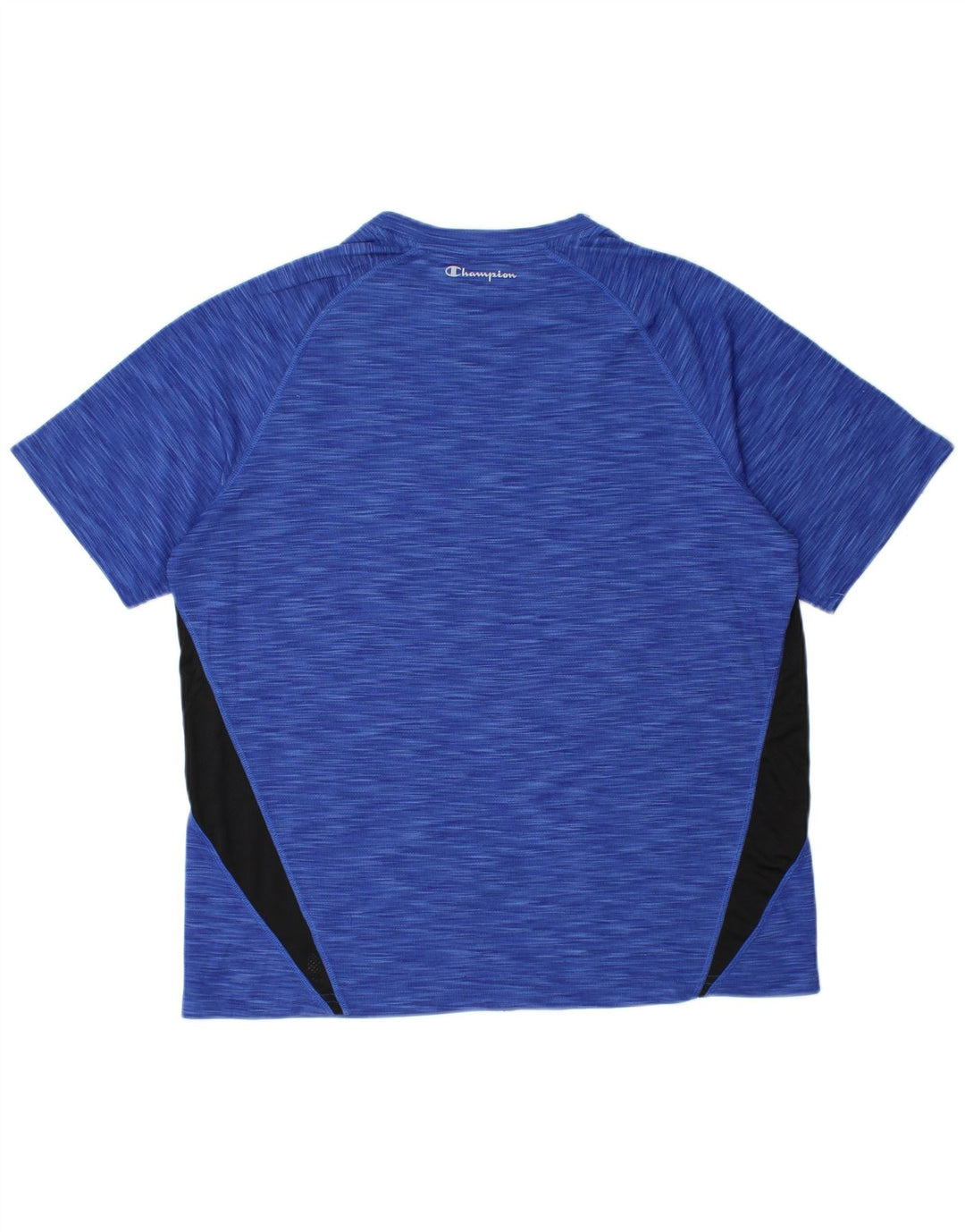 Ανδρικό T-Shirt Champion Top Large Blue Colourblock Πολυεστέρας