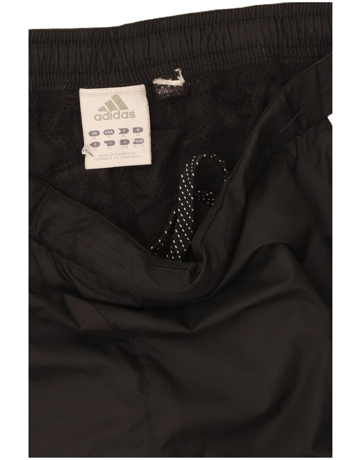 Ανδρικό αδιάβροχο παντελόνι Adidas XL μαύρο γεωμετρικό
