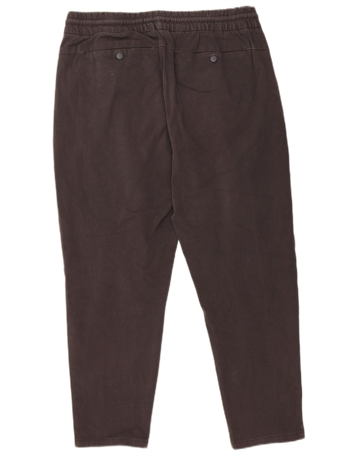 Ανδρικό παντελόνι Zara με καρφίτσες Cropped W32 L25 Γκρι βαμβακερό