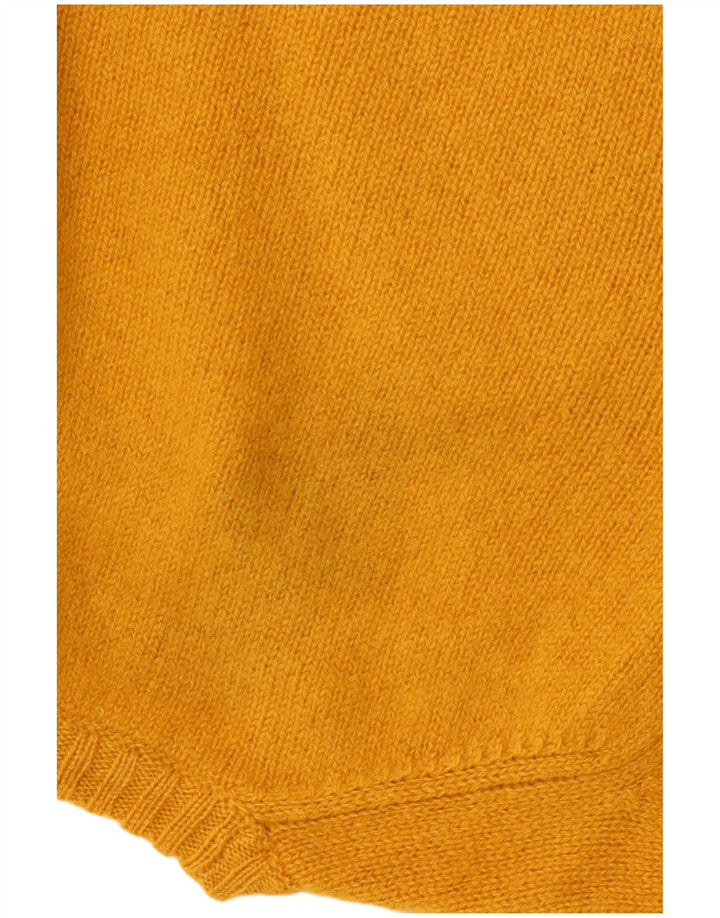 SERGIO TACCHINI Γυναικείο πουλόβερ με λαιμόκοψη UK 14 μεγάλο κίτρινο